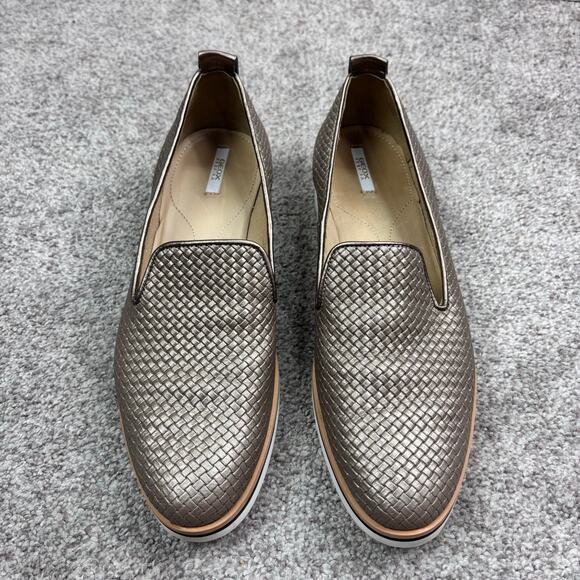 Geox Janalee Women's Gold Loafers size 39 - Picture 1 of 8